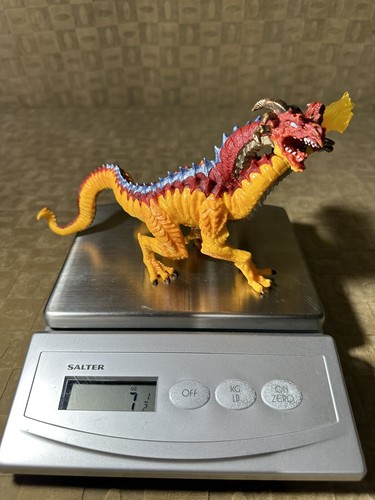 Three Headed Fire Breathing Dragon Action Figure Mythical Fantasy 2010 Safari - Picture 13 of 13