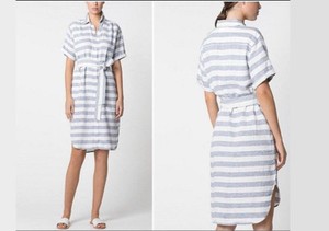 country road white linen dress