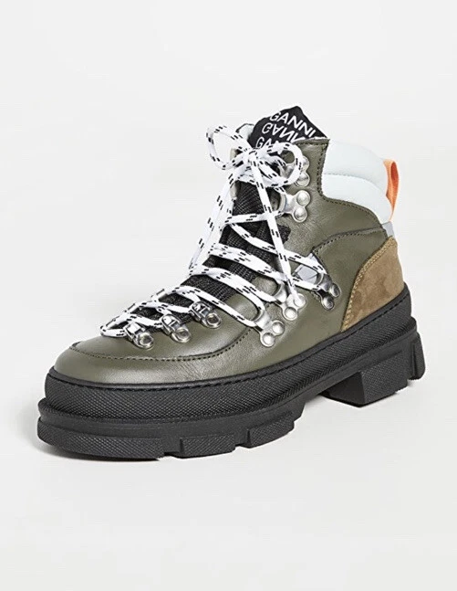 Ganni trekking boots new arrivals
