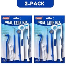Dental plaque remover Teeth Cleaning Kit Floss Care Tooth Scraper 2 Pack