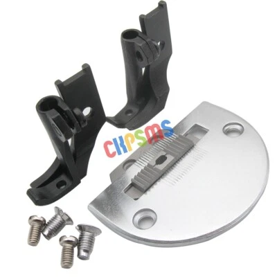 CKPSMS Zipper Feet,Needle Plate,Feed Dog SET FOR Consew 206RB Juki DNU-241,DNU-1541