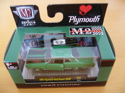 M2 Machines  1:64  1969 Plymouth Road Runner HEMI,  NEU  USA