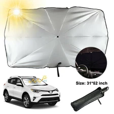 Foldable Car Sun Shade Windshield Sunshade Front Window Cover Visor UV Umbrella
