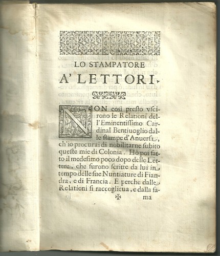 1632 - Della guerra di Fiandra, descritta dal Cardinal Bentivoglio, parte prima - Picture 3 of 8