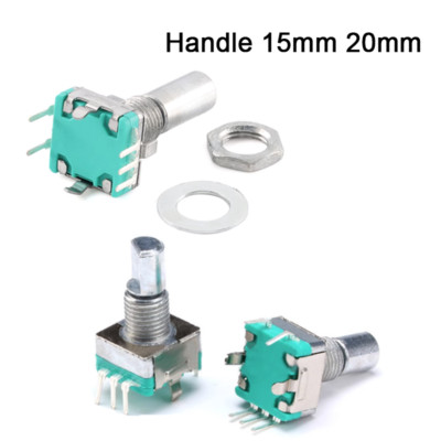 Rotary Encoder With Switch EC11 Audio Digital Potentiometer Handle 15/20mm 5Pins