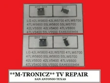 2 KITS   LG  MAIN BOARD 42LW5600/700 47LW5700/5600 55LW5600/ 5700  2 REPAIR KITS
