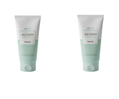 Twin Pack- HEIMISH All Clean Foam Facial Cleanser - pH Balancing 5 Oz. EA - NIB