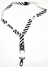Nike Premium Breakaway Lanyard Detachable Keyring Key Ring White/Black