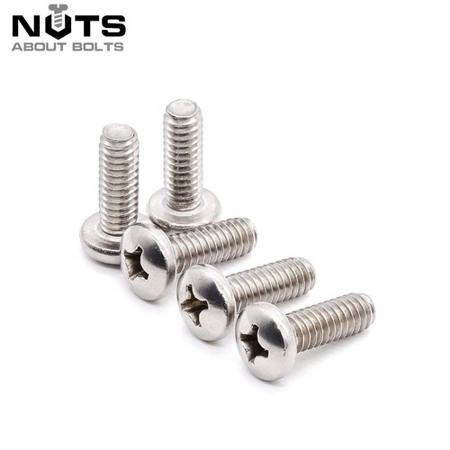 M2 (2mmØ) POZI PAN HEAD MACHINE SCREWS POZI DRIVE BOLTS A2 STAINLESS STEEL - Picture 3 of 3
