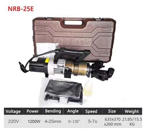 Piegatrice elettrica idraulica portatile barra acciaio 4-22mm/4-25mm - Foto 5 di 20