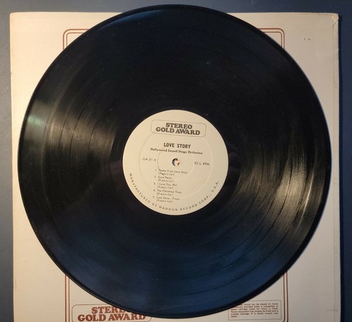 Hollywood Sound Stage Orchestra Love Story Vinyl Record GA 31 - Picture 3 of 3