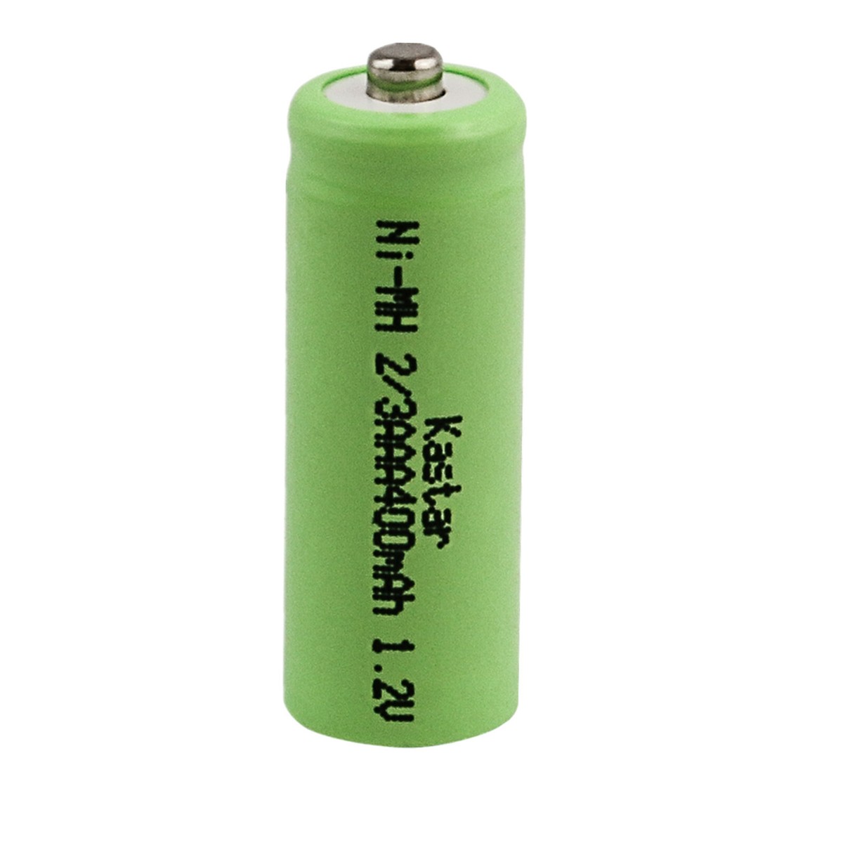 Kastar 4-Pack Rechargeable 2/3AAA Button Top Batteries - 400mAh NiMH For Alpine SLA390