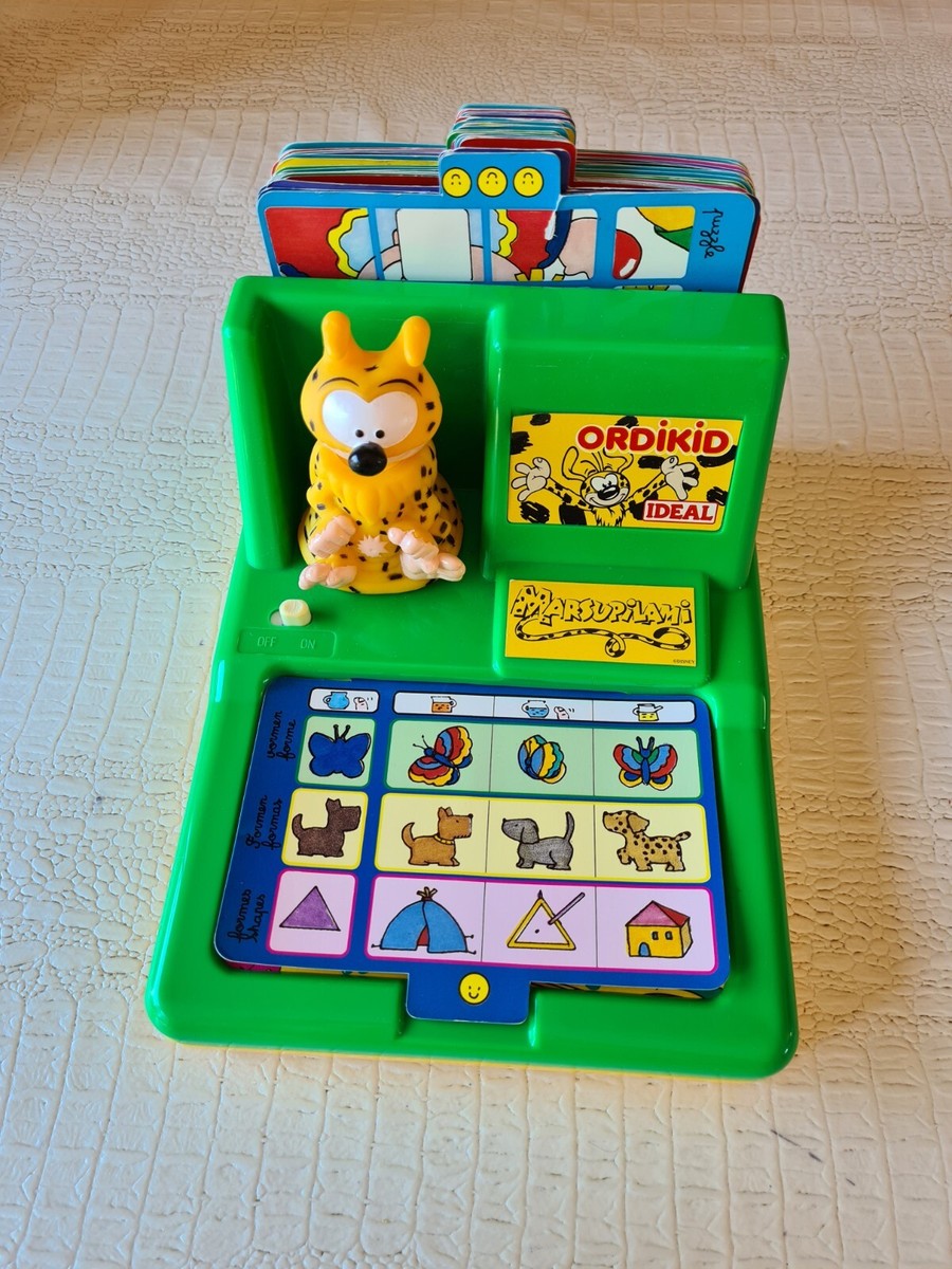 Ordikid Ideal – Jeu éducatif Marsupilami – Électronique Vintage – 1994 – Fonctionne