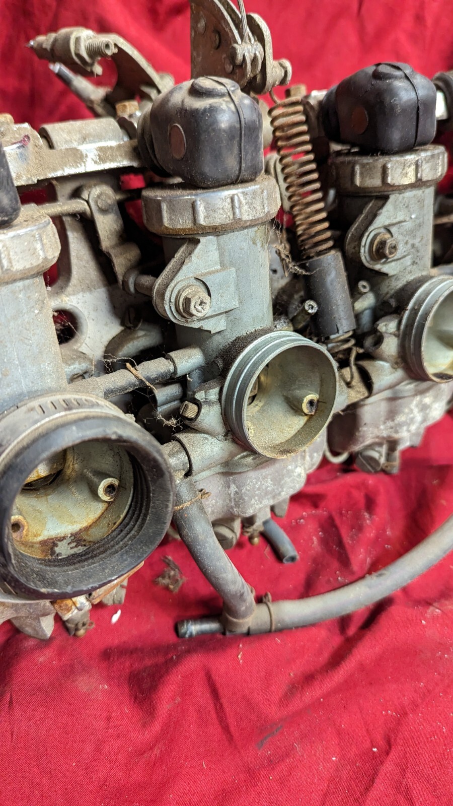 Set of 60's 70's Honda CB 750 E Carburetor Keihin 4 Carbs Carburetors