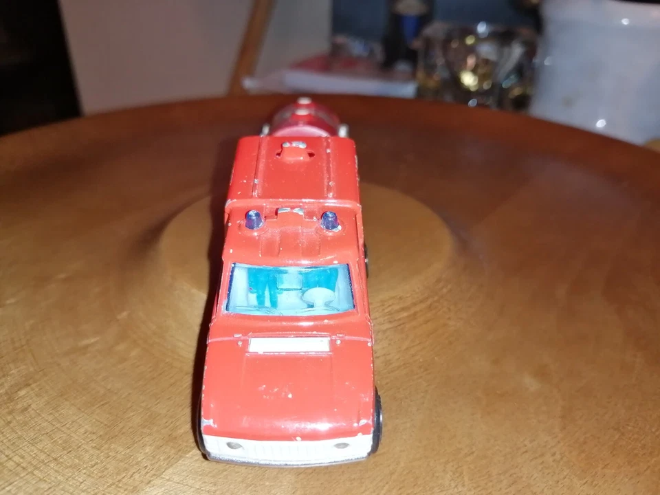 Camión de bomberos Majorette Range Rover de colección con remolque tanque de agua 1/60 # 246 Francia Foto 2 de 4