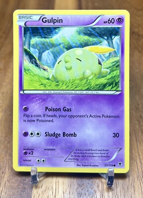 gulpin pokemon card value EX Emerald Common #51 Description coming soon... Gulpin 2004 EX: Hidden Legends