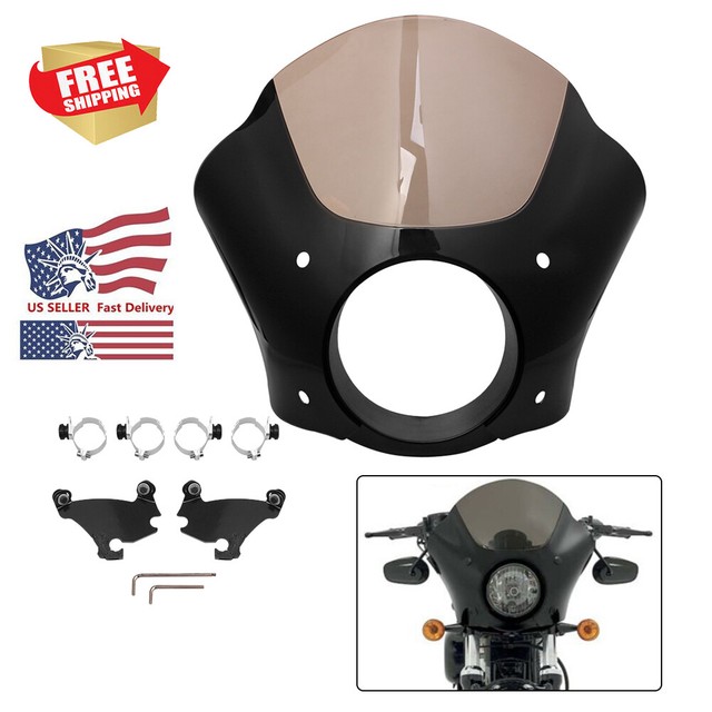 Gauntlet Headlight Fairing&Bracket Mount Fit Harley Sportster Seventy