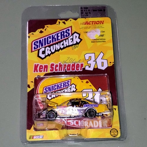 Ken Schrader Snickers Cruncher 36 Racing 1:64 2001 Nascar Diecast Car Grand Prix - Picture 2 of 4