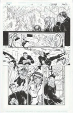 DV8 #21 page 16, Original Comic Art by Al Rio, Image Comics, 1998, Team Action