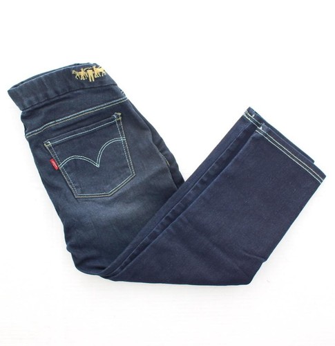 Levi's Girl's Kid's Capri Pants Denim Jeans Cropped Length Leggings Jeggings - Picture 5 of 6