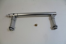 Aluminum Fuel Log Holley 4150 Double Pumper Carburetor Anodized Billet Silver