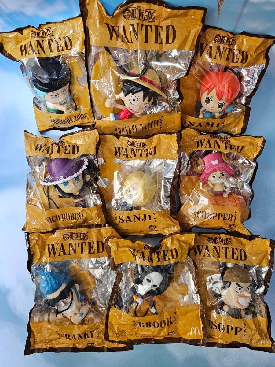 9 PCS McDONALD'S Happy Meal Toys ONE PIECE Complete Figure