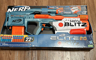 Nerf Elite 2.0 Motoblitz Blaster with Scope 22 Darts for sale online | eBay