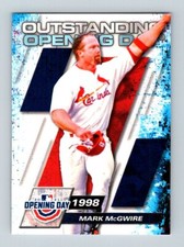  2021 Topps Opening Day Outstanding Opening Days #OOD8 Mark McGwire