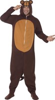 Smiffy's Monkey Onesie Costume Medium Smiffy's Monkey Onesie Costume Medium