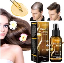 Biotin Hair Growth Spray Anti Hair Loss Fast Regrowth Scalp Treatment Serum US
