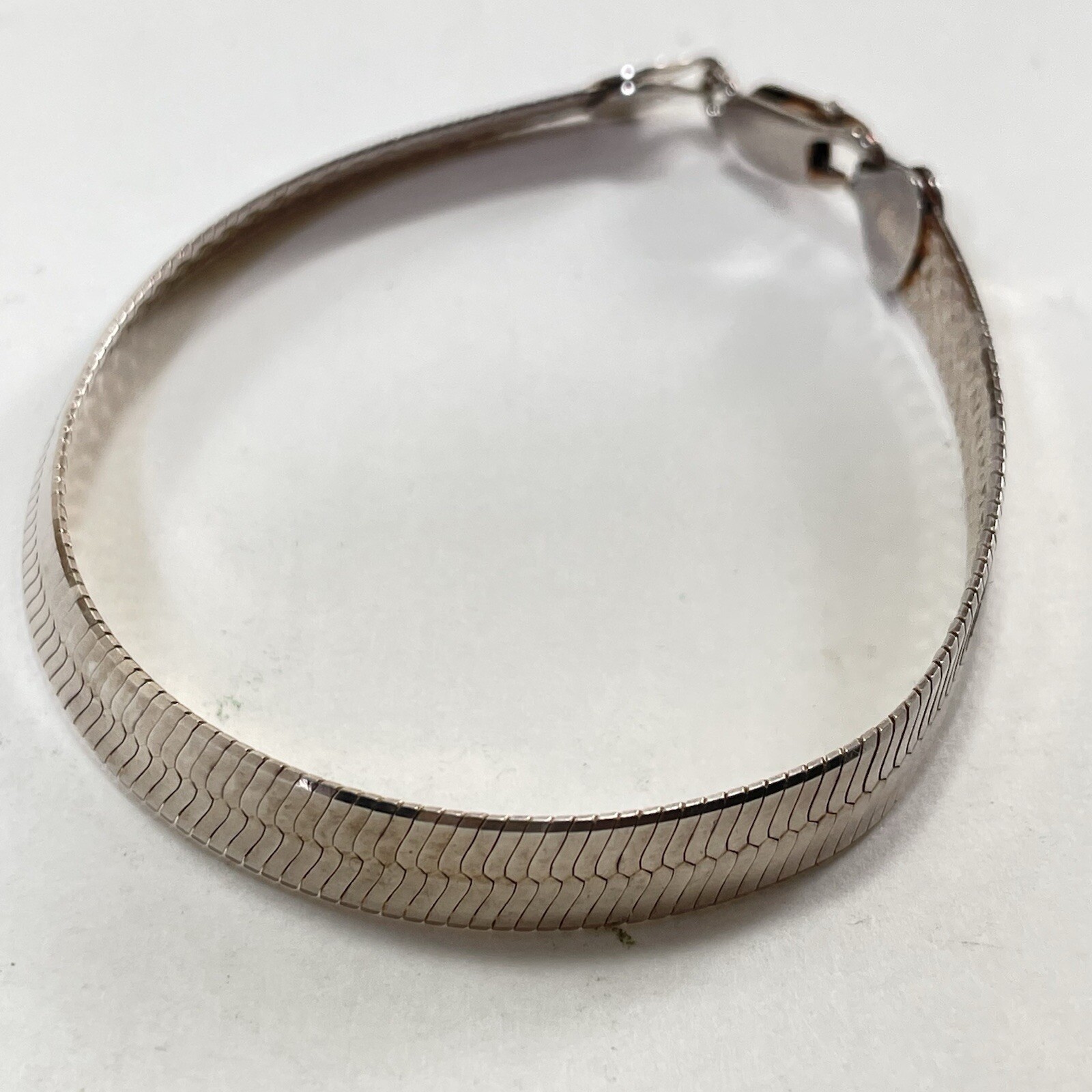 Etched Pattern Design Bracelet Signed Italy Rose/… - image 22