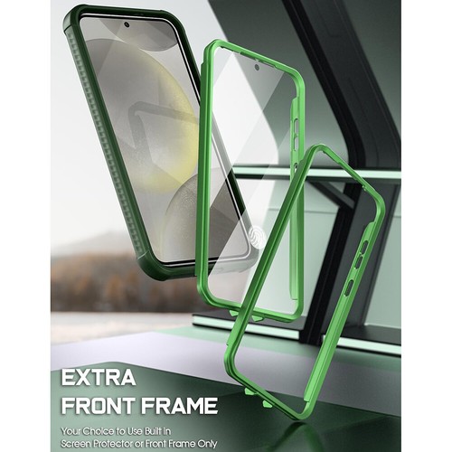 For Galaxy S24 Plus Case Bumper Shockproof Poetic Cover w/Screen Protector Green - 第 4/6 張圖片