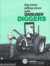 Farm Equipment Brochure - Danuser - Digger - Post Hole Auger for Tractor (F3677)