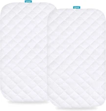 Waterproof Bamboo Bassinet Mattress Pad Cover for KoolerThings Bedside Bassinet