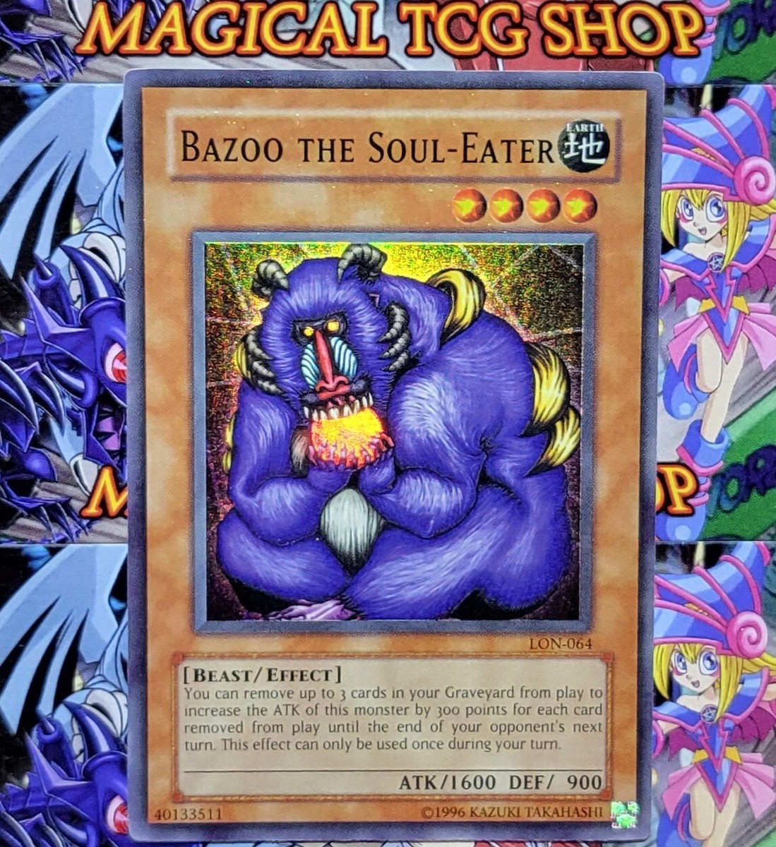 Yugioh Bazoo The Soul Eater LON-064 Super Rare Konami 2003 | eBay