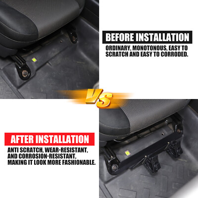 Flashlight Holder Bracket For Toyota FJ Cruiser 2007-2021 - Mounts Under Front Seat, Aluminum Alloy, Adjustable