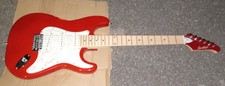 Sawtooth Electric Deluxe Guitar Red Maple Neck