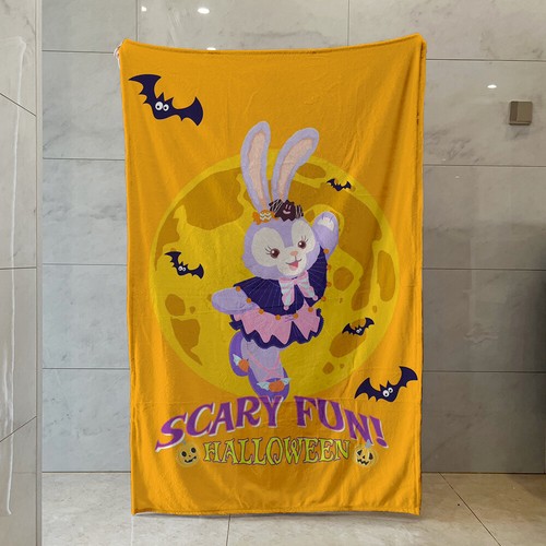 Disney Halloween Blanket Mickey Friends Duffy Family Pumpkins Candy Soft Blanket - Picture 53 of 54