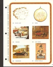 AD SHEET #2664 - PHOTO-LITH INTERNATIONAL T-SHIRT DECALS - HORROR COMICS - CARS
