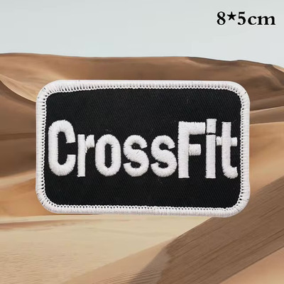 FABULOUS CROSSFIT EMBROIDERED IRON-ON PATCH...