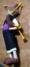 VINTAGE 11"  KLUMPE DOLL~ BAG PIPE PLAYER~VGC — photo 3