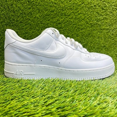 Nike Air Force 1 Low '07 Mens Size 12 White Athletic Walking Shoes Sneakers