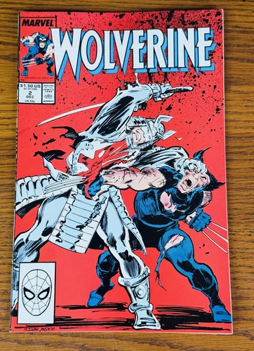 WOLVERINE #2 Marvel Comics 1988 1ST MURAMASA BLADE Silver Samurai Claremont VTG