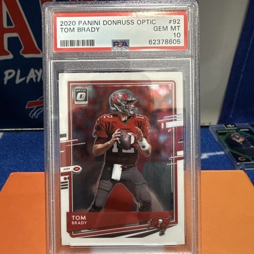 2020 Panini Donruss Optic Tom Brady #92 PSA 10 GEM MT
