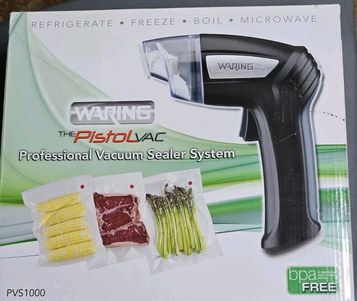 Waring The Pistol Vac PVS1000 Professional Vacuum Sealer Handheld