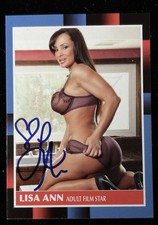 Lisa Ann Signed Custom Trading Card BAS Beckett COA Autograph