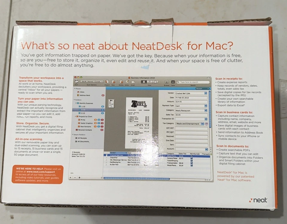 Neat Desk Desktop Scanner & Digital Filing System ND-1000 For Mac - Image 3 of 4