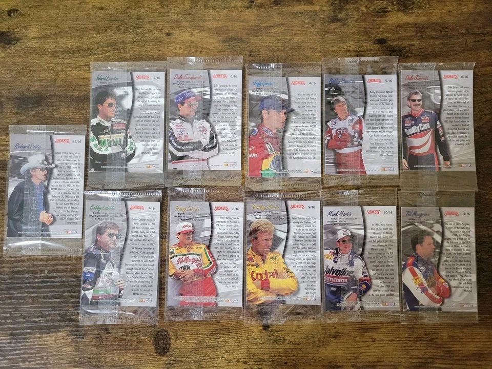 Lote de 11 cartas Fleer Ultra Skybox NASCAR 1997 Shoney’s (selladas) Petty, Earnhardt 🔥 Foto 4 de 4