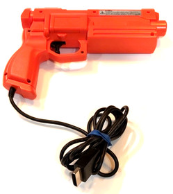 Sega Saturn Stunner Light Gun Orange MK-80113 Virtua Cop Video Game Controller