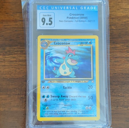 Croconaw (1st Edition) graded CGC 9.5 for sale on eBay